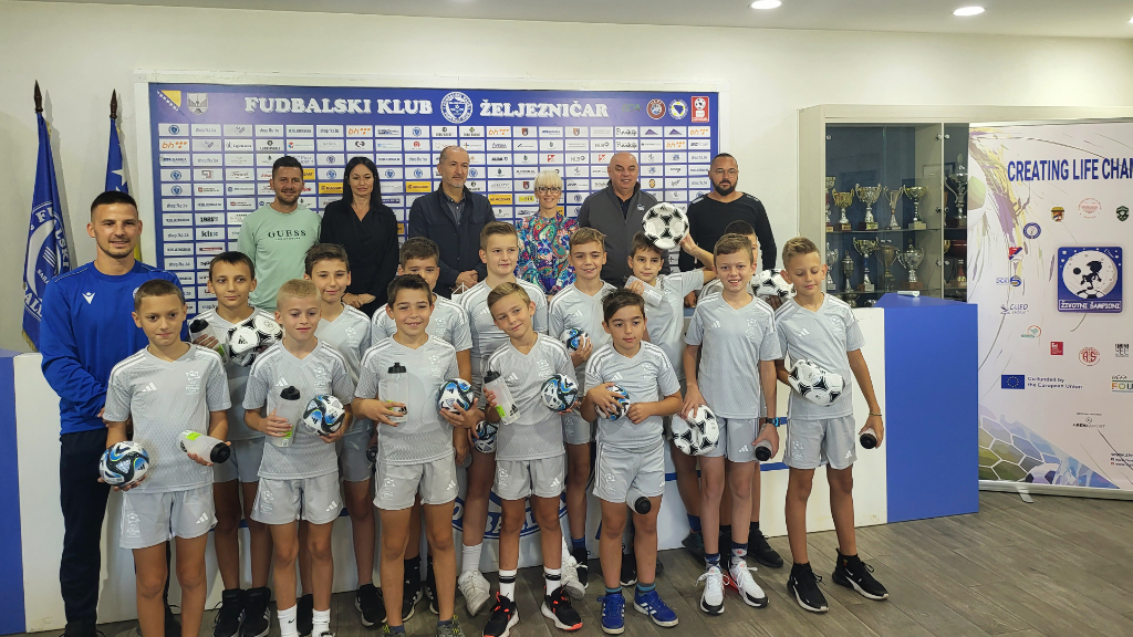 Life Champions Consortium With FC Željezničar Sarajevo And The Mayor Of The Municipality Of Novo Sarajevo